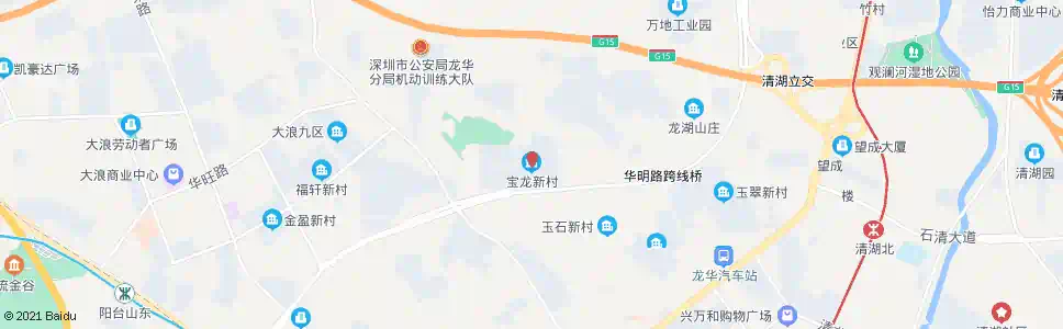 深圳大浪宝龙新村_公交站地图_深圳公交_妙搜公交查询2025