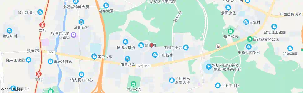 深圳鹭湖居委会_公交站地图_深圳公交_妙搜公交查询2025