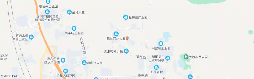 深圳浪宁路中_公交站地图_深圳公交_妙搜公交查询2025
