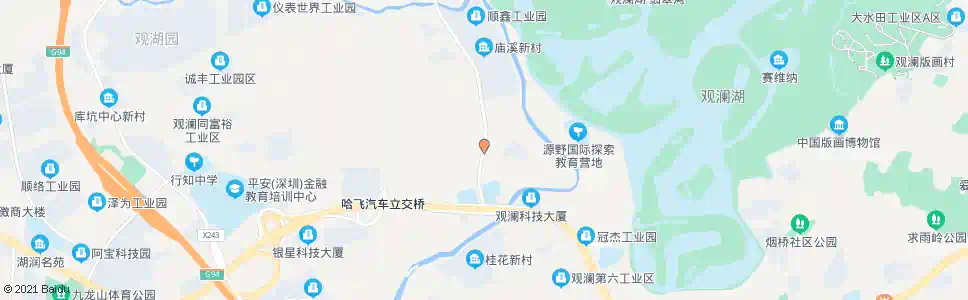 深圳蚌岭村口_公交站地图_深圳公交_妙搜公交查询2025