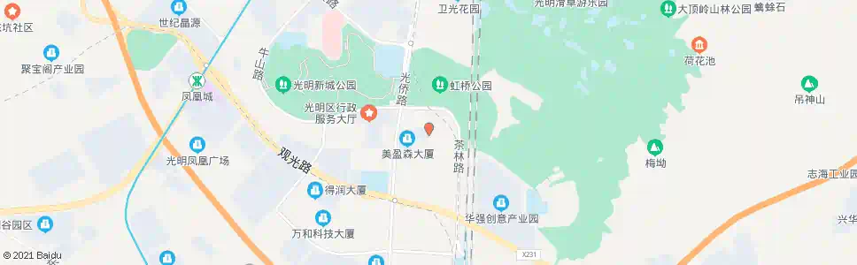 深圳光明新区公安_公交站地图_深圳公交_妙搜公交查询2025