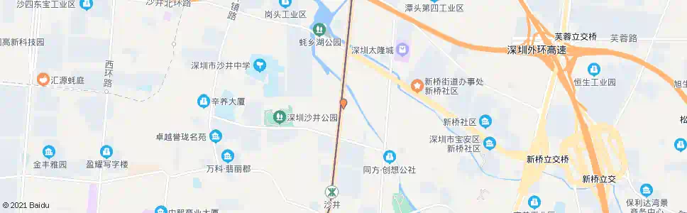 深圳沙井卫生监督所_公交站地图_深圳公交_妙搜公交查询2025