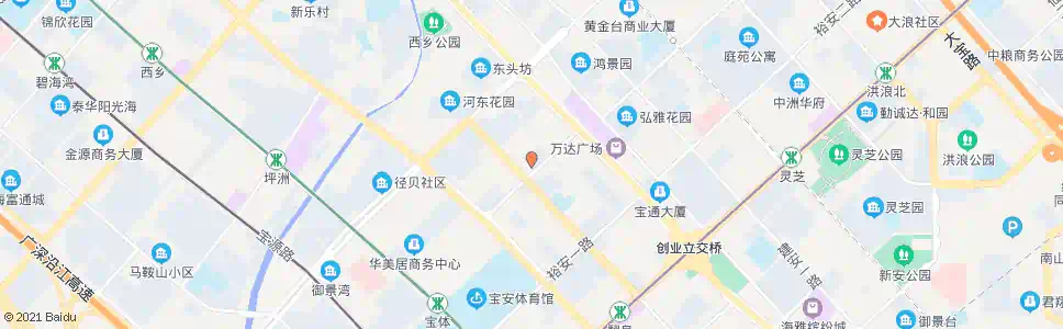 深圳宝安艺术城1_公交站地图_深圳公交_妙搜公交查询2025