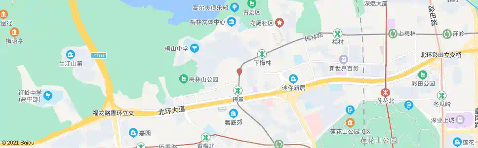 深圳福田农批市场(运发大厦)_公交站地图_深圳公交_妙搜公交查询2025