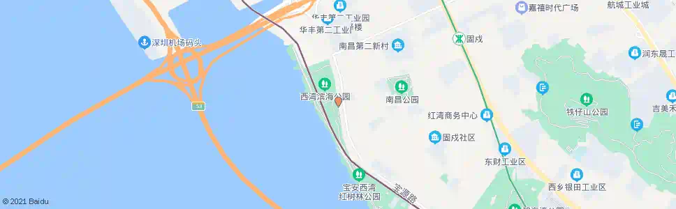 深圳西湾公园二期_公交站地图_深圳公交_妙搜公交查询2025