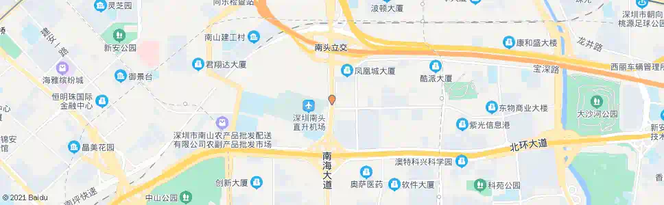 深圳直升机场_公交站地图_深圳公交_妙搜公交查询2025