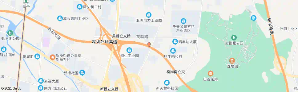 深圳松岗鼎丰科技园_公交站地图_深圳公交_妙搜公交查询2025