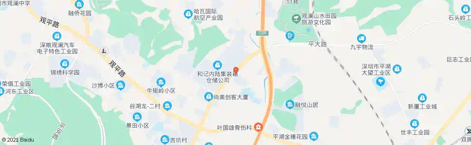 深圳观澜新田总站_公交站地图_深圳公交_妙搜公交查询2025