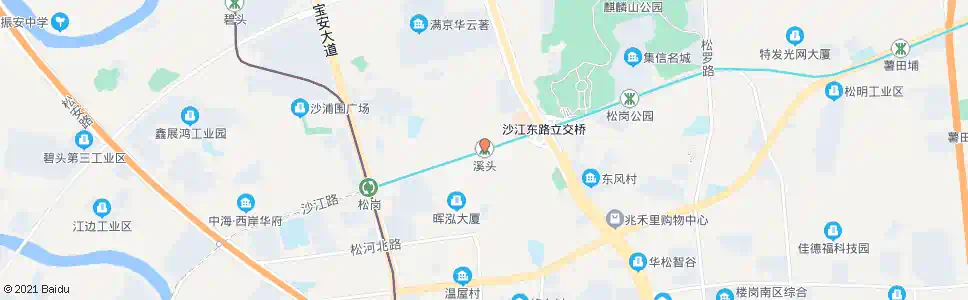深圳溪头新村_公交站地图_深圳公交_妙搜公交查询2025