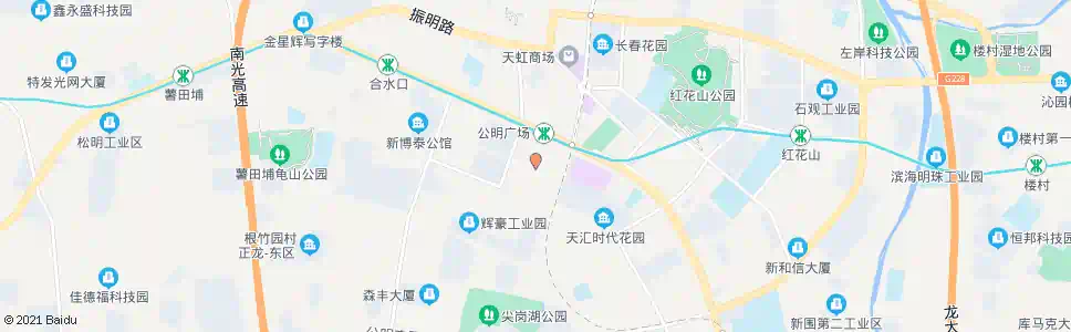 深圳公明汽车站2_公交站地图_深圳公交_妙搜公交查询2025