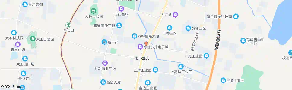 深圳沙井电子城_公交站地图_深圳公交_妙搜公交查询2025