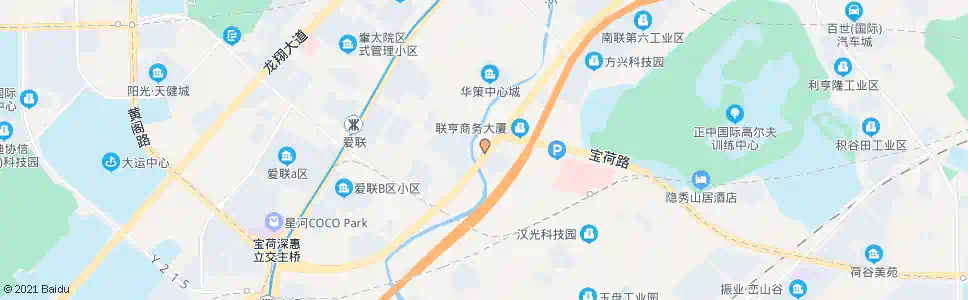 深圳宝荷物流中心_公交站地图_深圳公交_妙搜公交查询2025
