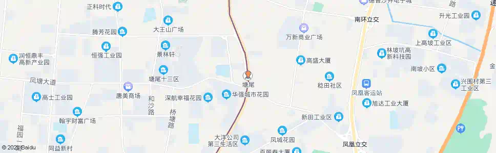 深圳福永塘尾_公交站地图_深圳公交_妙搜公交查询2025