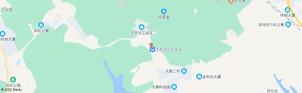 深圳王京坑总站_公交站地图_深圳公交_妙搜公交查询2025