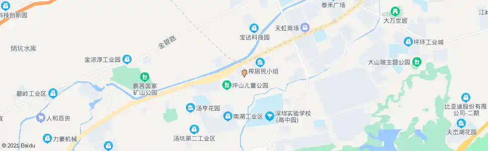 深圳沙湖社区中心_公交站地图_深圳公交_妙搜公交查询2025