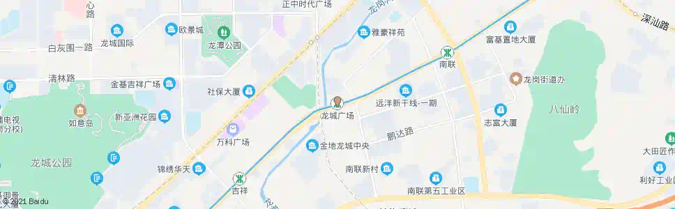 深圳龙城广场地铁站2_公交站地图_深圳公交_妙搜公交查询2025