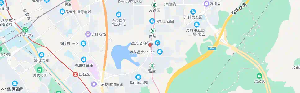深圳星光之约_公交站地图_深圳公交_妙搜公交查询2025