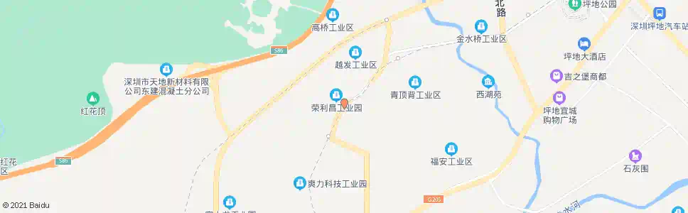 深圳九里香_公交站地图_深圳公交_妙搜公交查询2025