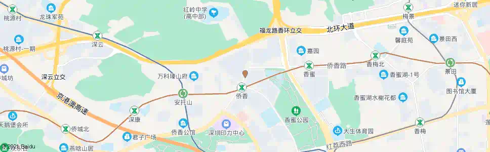 深圳翠海花园1_公交站地图_深圳公交_妙搜公交查询2025