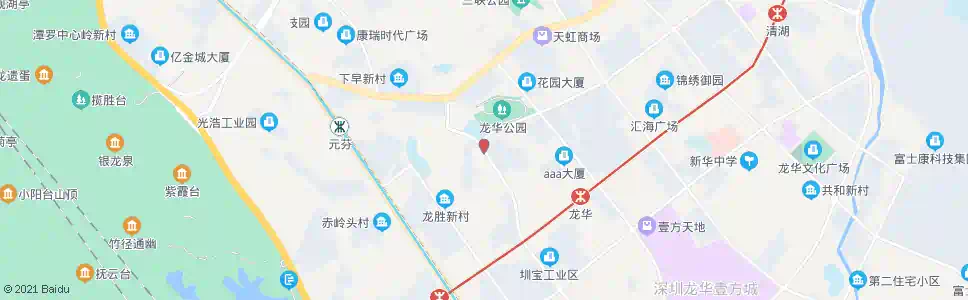 深圳龙华中学_公交站地图_深圳公交_妙搜公交查询2025