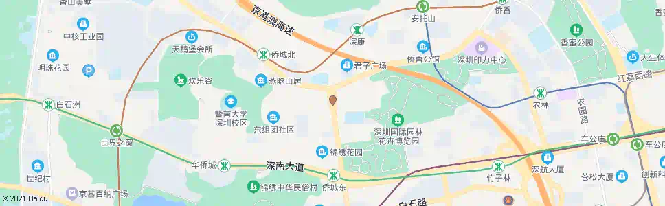 深圳警校_公交站地图_深圳公交_妙搜公交查询2025