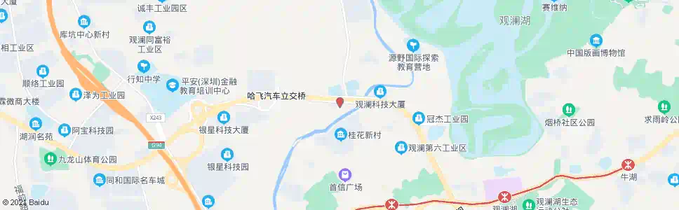 深圳观澜办事处_公交站地图_深圳公交_妙搜公交查询2025