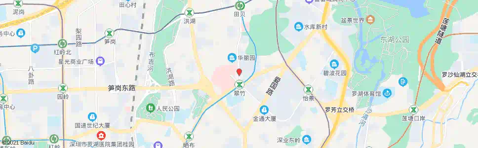 深圳翠竹苑_公交站地图_深圳公交_妙搜公交查询2025