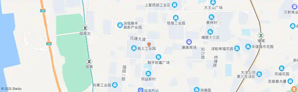 深圳华丰工业园_公交站地图_深圳公交_妙搜公交查询2025
