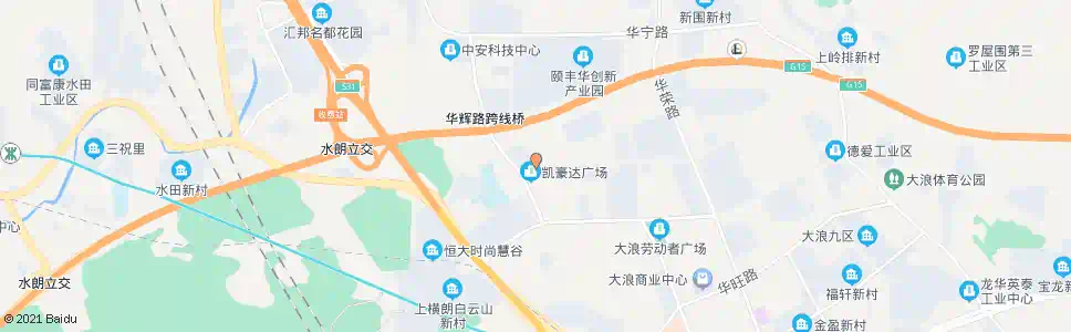 深圳万景公司_公交站地图_深圳公交_妙搜公交查询2025