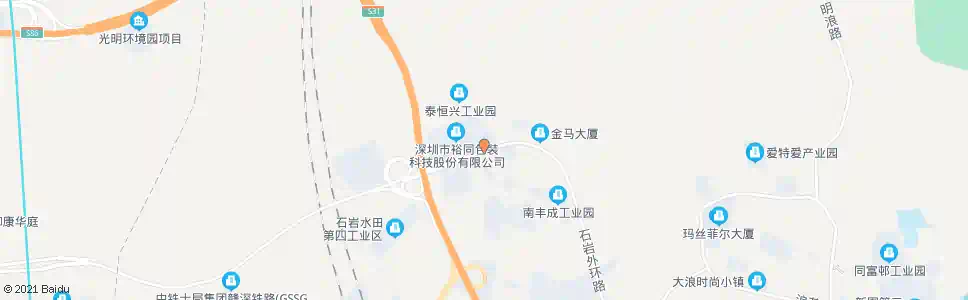 深圳裕同集团_公交站地图_深圳公交_妙搜公交查询2025