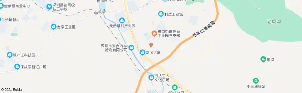 深圳安良六村_公交站地图_深圳公交_妙搜公交查询2025