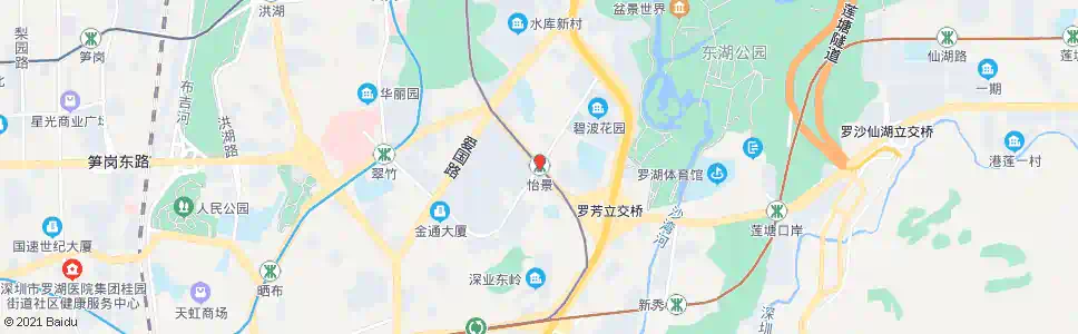 深圳怡景地铁站1_公交站地图_深圳公交_妙搜公交查询2025