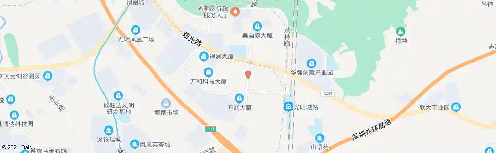 深圳南凤派出所_公交站地图_深圳公交_妙搜公交查询2025