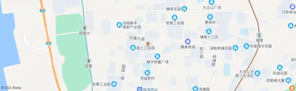 深圳华丰工业区_公交站地图_深圳公交_妙搜公交查询2025