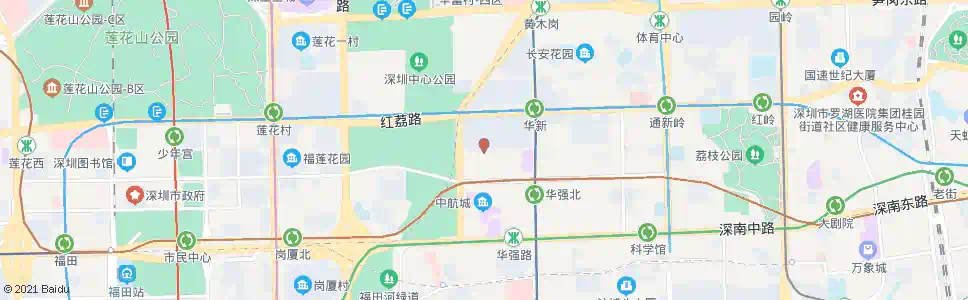 深圳华富路口_公交站地图_深圳公交_妙搜公交查询2025