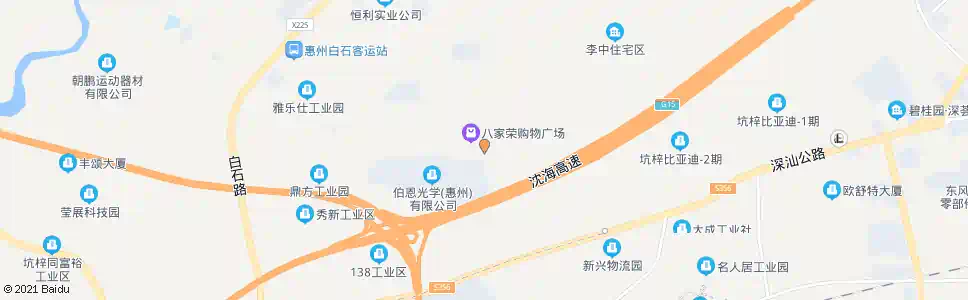 深圳白石综合市场_公交站地图_深圳公交_妙搜公交查询2025