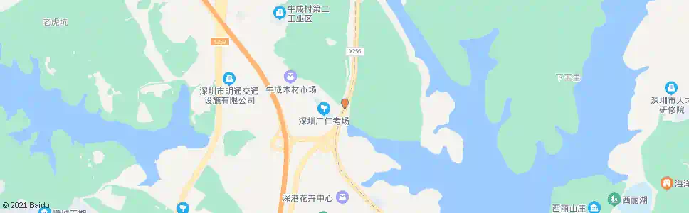 深圳荔枝世界总站_公交站地图_深圳公交_妙搜公交查询2025