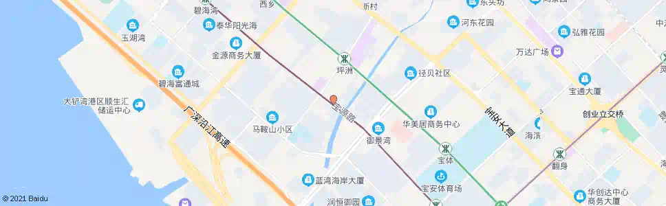 深圳西乡码头_公交站地图_深圳公交_妙搜公交查询2025