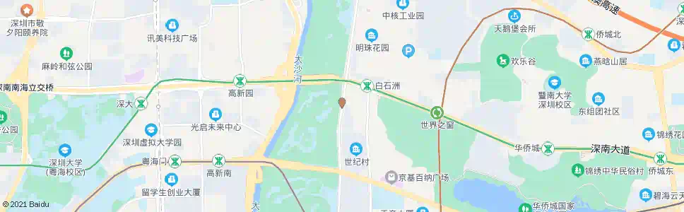 深圳沙河东路口_公交站地图_深圳公交_妙搜公交查询2025