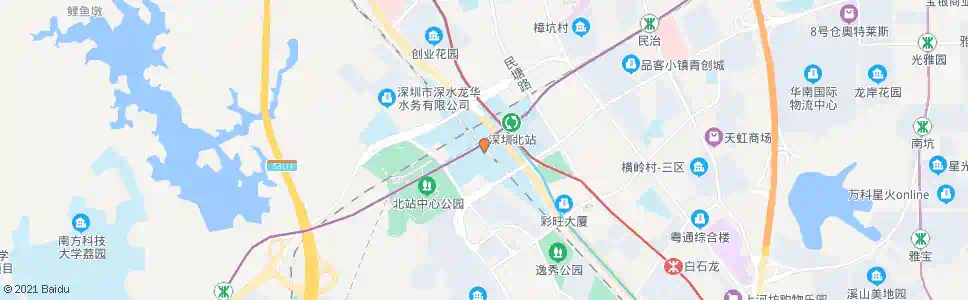 深圳香蜜湖北_公交站地图_深圳公交_妙搜公交查询2025