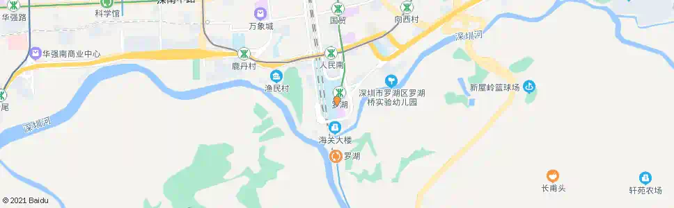 深圳罗湖客运站东_公交站地图_深圳公交_妙搜公交查询2025