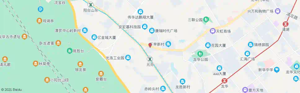 深圳龙华村_公交站地图_深圳公交_妙搜公交查询2025