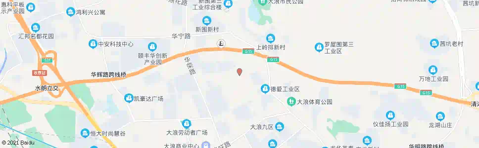深圳龙达工业园_公交站地图_深圳公交_妙搜公交查询2025