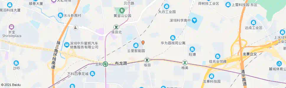 深圳金洲嘉丽园_公交站地图_深圳公交_妙搜公交查询2025