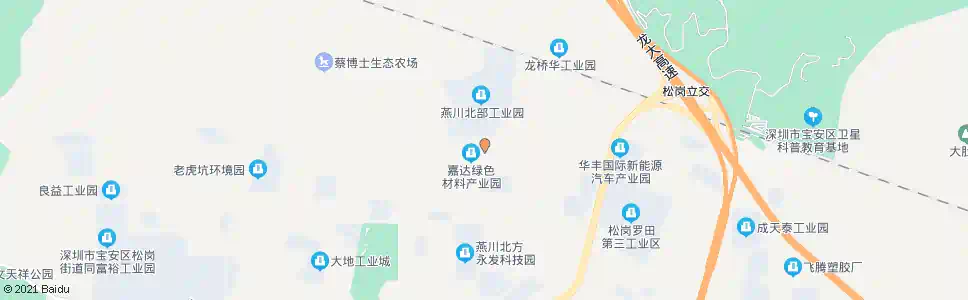 深圳华丰数码科技园_公交站地图_深圳公交_妙搜公交查询2025