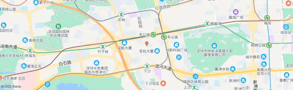 深圳泰然九路_公交站地图_深圳公交_妙搜公交查询2025