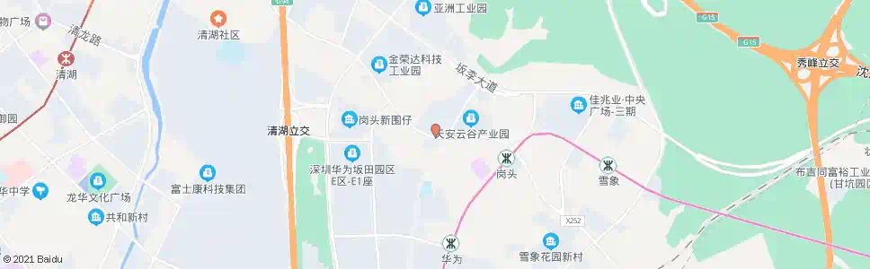 深圳岗头村委_公交站地图_深圳公交_妙搜公交查询2025