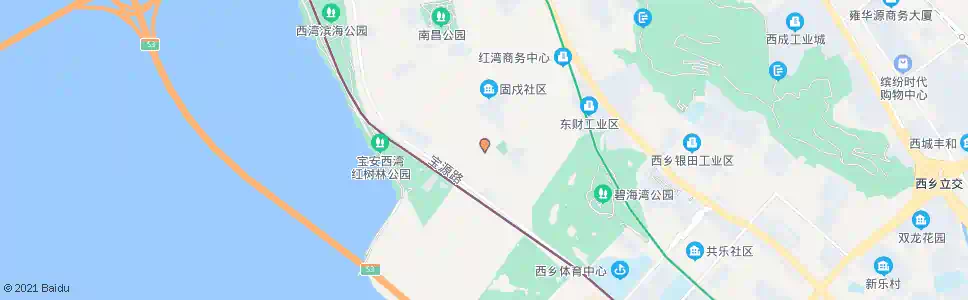深圳固戍海滨市场_公交站地图_深圳公交_妙搜公交查询2025