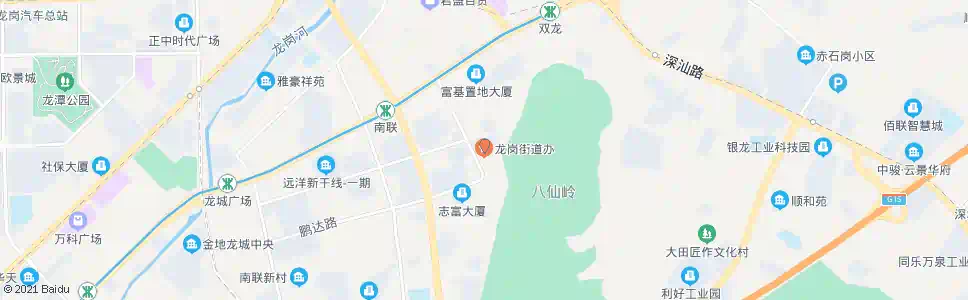 深圳龙岗街道办_公交站地图_深圳公交_妙搜公交查询2025