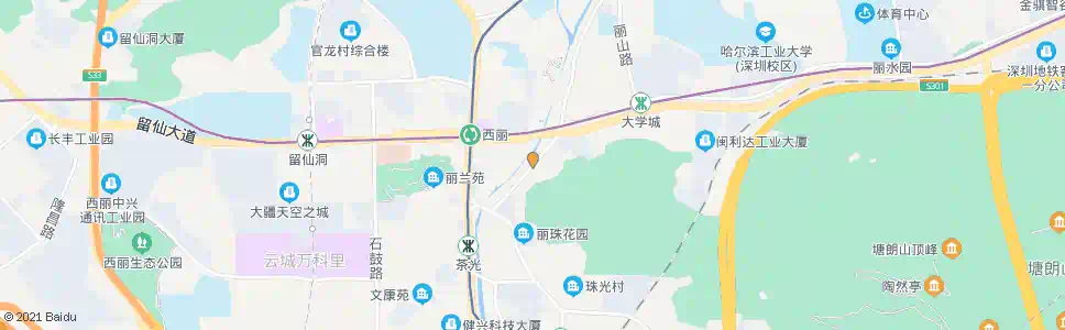 深圳珠光北路_公交站地图_深圳公交_妙搜公交查询2025